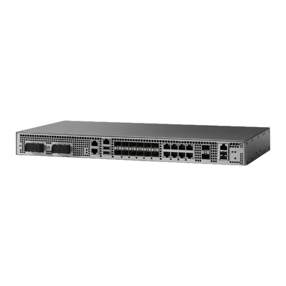Cisco ASR 920 Series Installing Manual