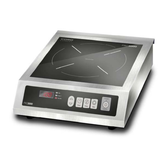 Caso PRO3000 C30L4B Operating Instructions Manual