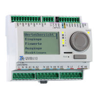 Technische Alternative UVR610 General Programming Information, User Manual