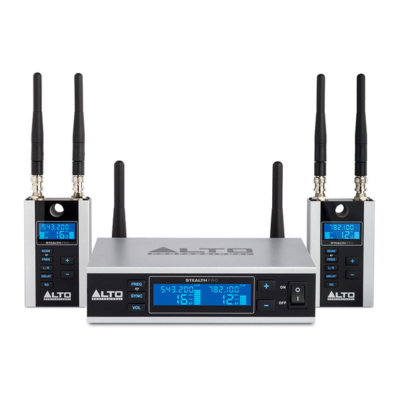 Alto Professional STEALTH WIRELESS User Manual