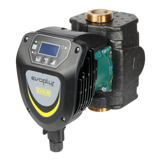 DAB EVOPLUS SMALL 40/180 M Instruction For Installation And Maintenance