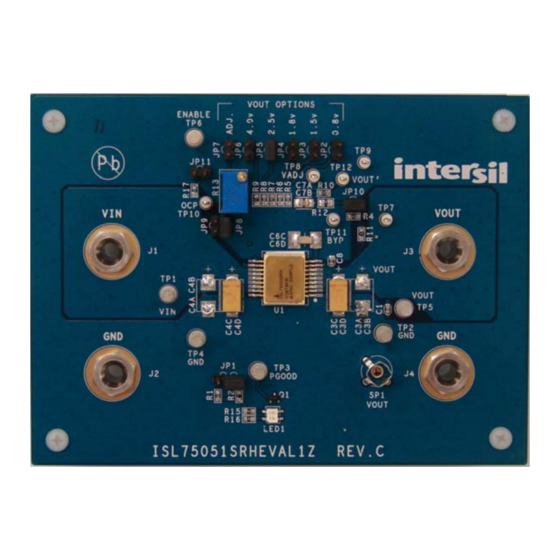 Intersil ISL75051SRHEVAL1Z User Manual
