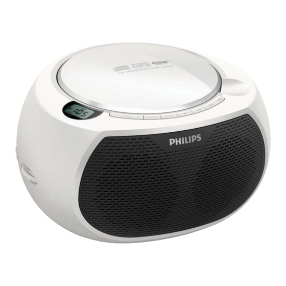 Philips AZ380W User Manual