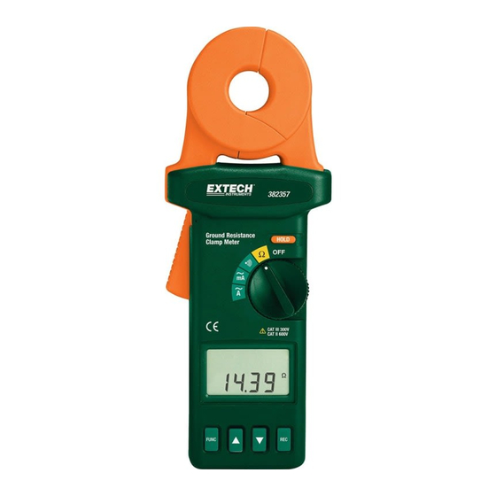 Extech Instruments 382357-NIST Manuals