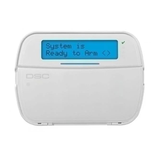 DSC HS2LCDPROE6 Installation Instructions Manual