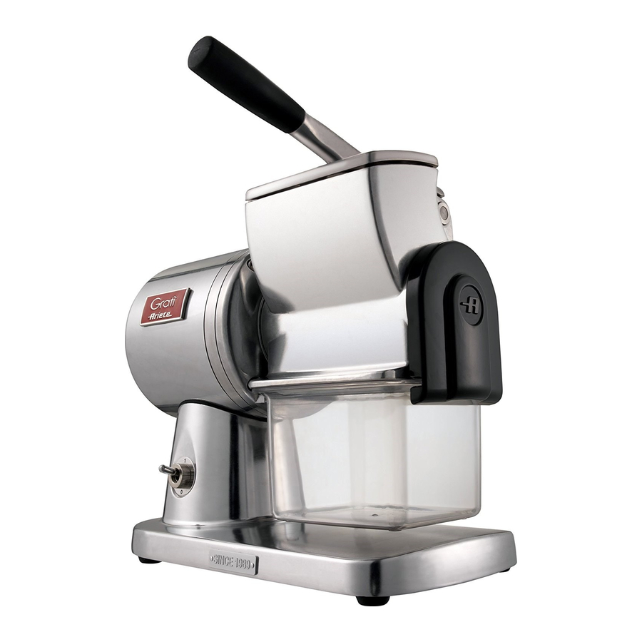 ARIETE Grati Superior 449 Manual