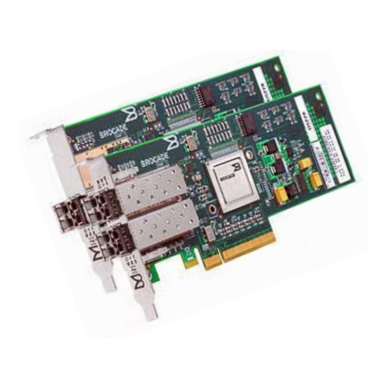 Brocade Communications Systems 825 Quick Installation Manual