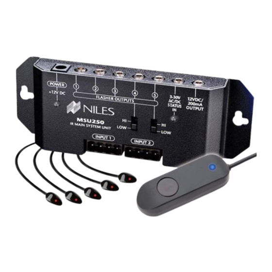 Niles RCA3 User Manual
