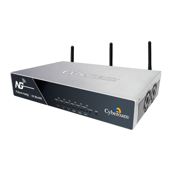 Cyberoam CR25iNG-6P Quick Start Manual