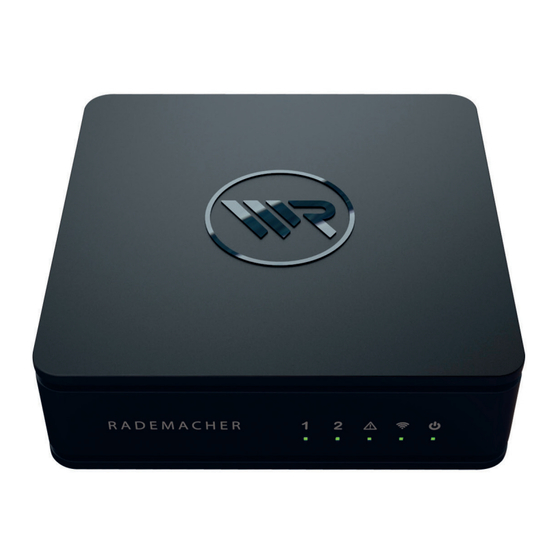 RADEMACHER HomePilot Commissioning Instruction Manual