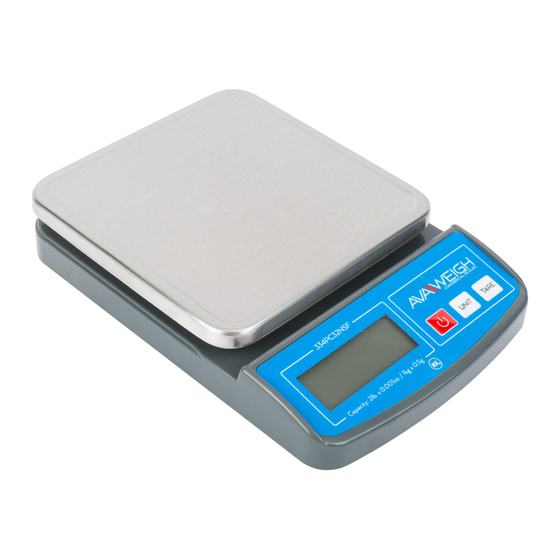 AVA WEIGH 334PC32 User Manual