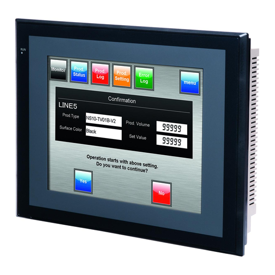 Omron NS8-TV01 V2 Series Setup Manual