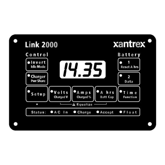Xantrex Link 2000 Owner's Manual
