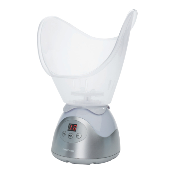 Grundig FACIAL SAUNA FS 4820 Manual