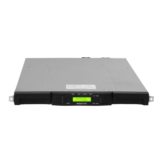 Overland Tandberg NEOs StorageLoader Quick Start Manual