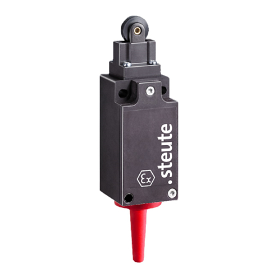 steute Ex RF 95 EN868 Mounting And Wiring Instructions