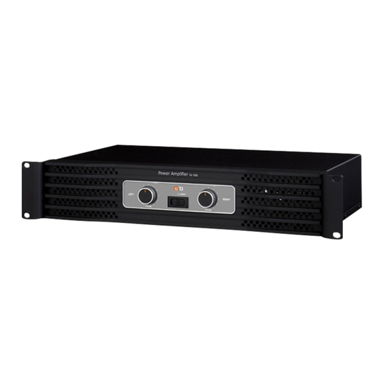 User Manuals: TJ TA-1000 Hi-Power Amplifier