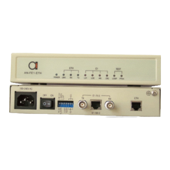Techroutes FE1/100BASE-TX User Manual