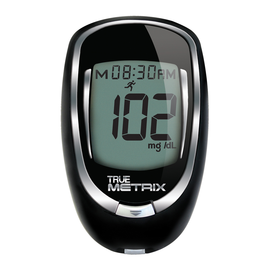 Trividia Health True Metrix - Monitoring Blood Glucose System Manual