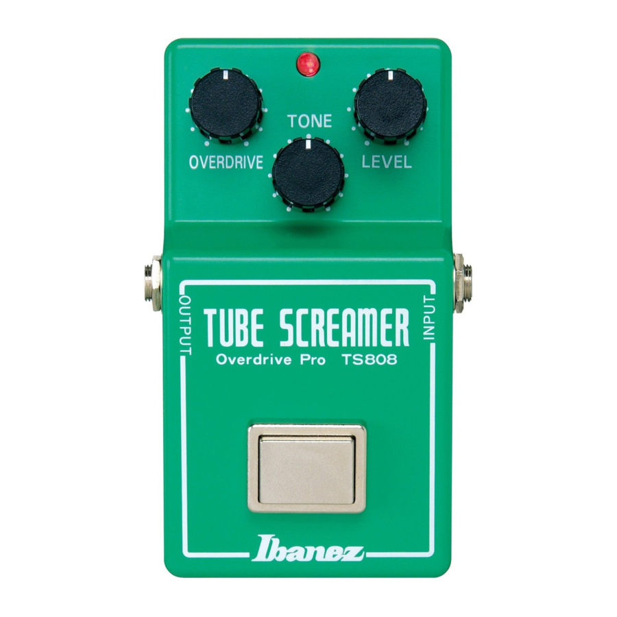 Ibanez TS808 Manual