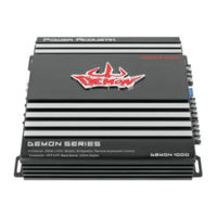 Power Acoustik Demon 1400 Owner's Manual And Installation Manual