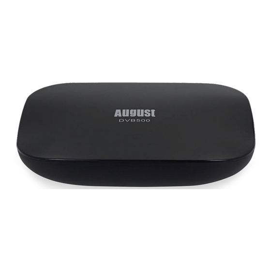 August DVB500 User Manual