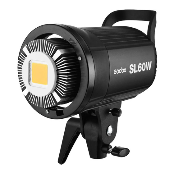 Godox SL60W Instruction Manual