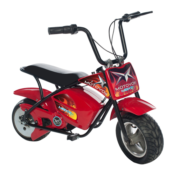 Motovox MBX XSE Owner's Manual