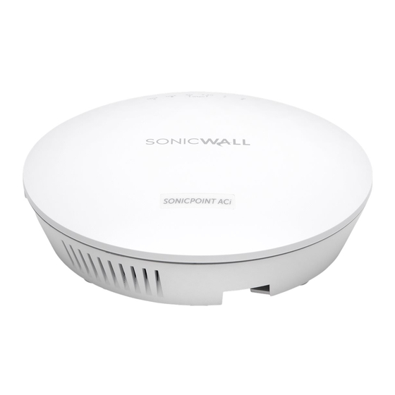 SonicWALL sonicpoint ACI Getting Started Manual