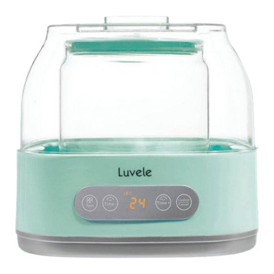 Luvele PURE PLUS LPPYM300WUS Instruction Booklet