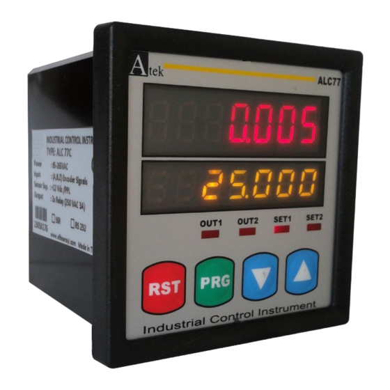 Atek ALC 77-C User Manual