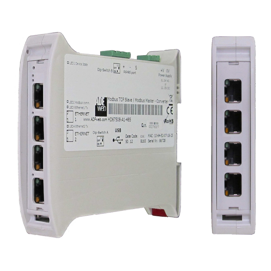ADF Web HD67E09-A1 User Manual