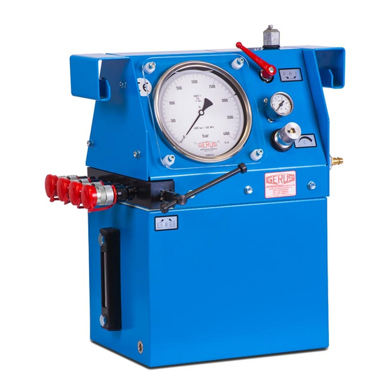 Gerus GERUPRESS HP27 Operation Manual