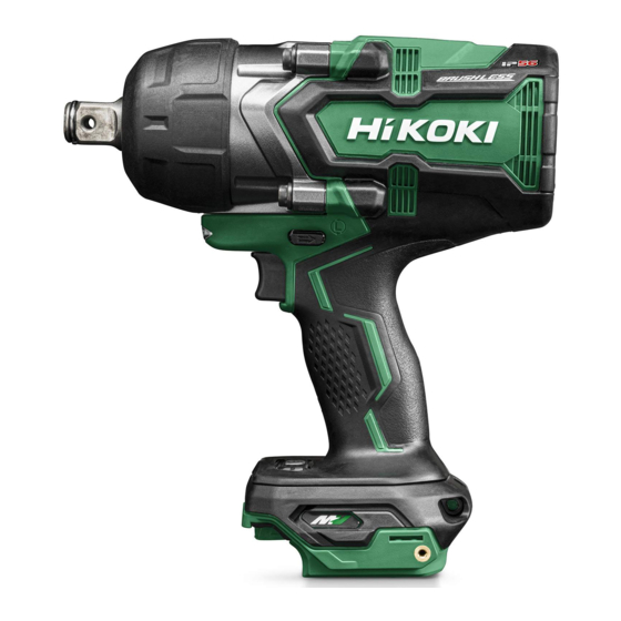 HIKOKI WR36DF Handling Instructions Manual