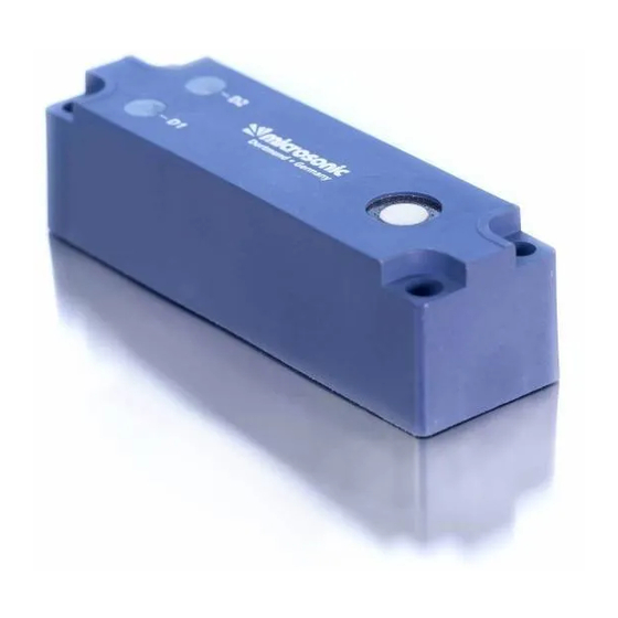 Microsonic lcs-25/DD/QP Operating Instructions