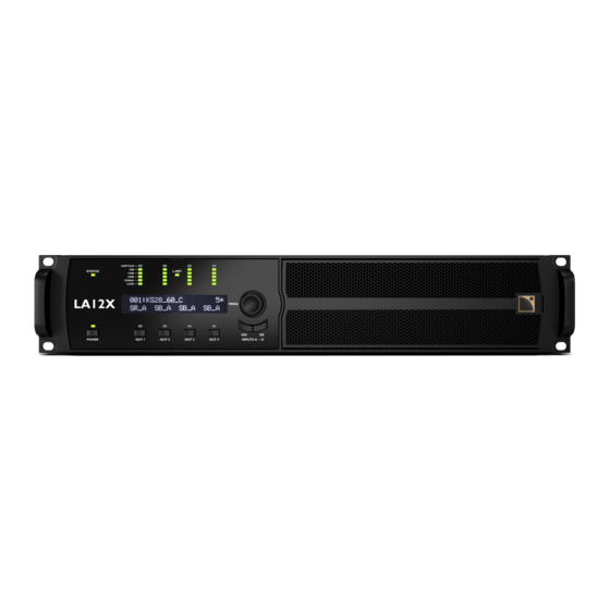 Sanway Audio LA12X Owner's Manual