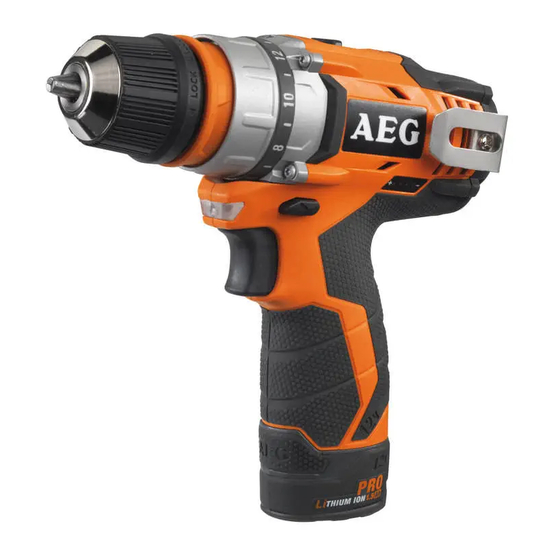 AEG Powertools BBS 12C2 Li-202C-KIT1 Original Instructions Manual