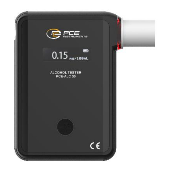 PCE Instruments PCE-ALC 30 User Manual