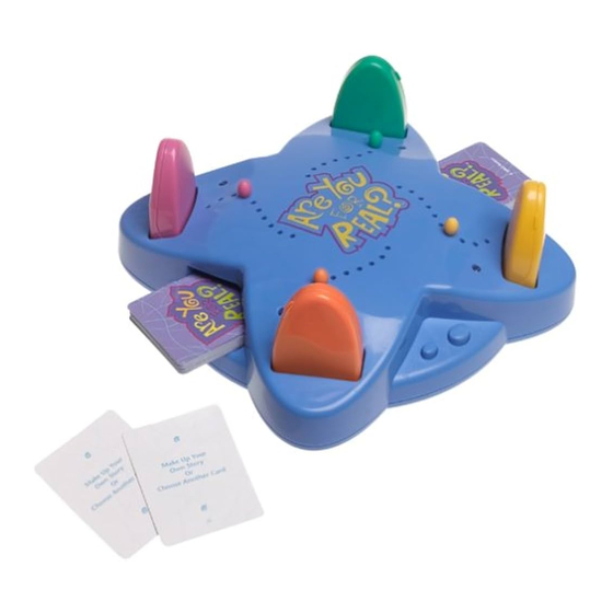 Milton Bradley Are You 4 Real Instructions