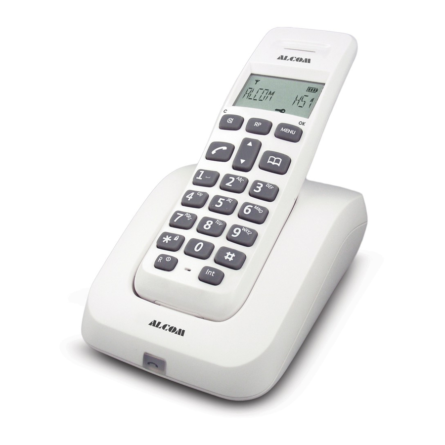 ALcom Studio Digital Cordless Phone Instruction Manual