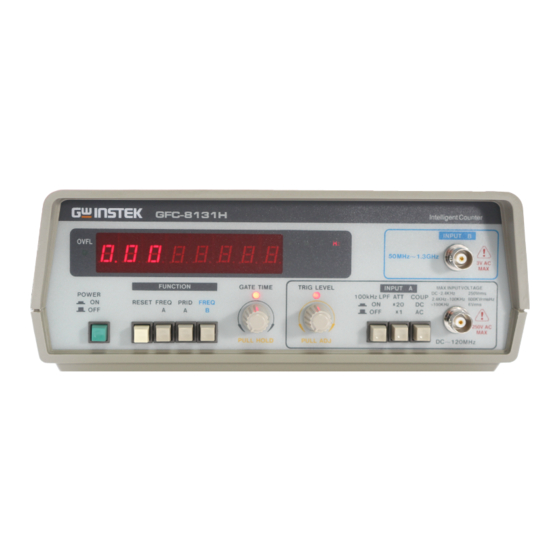 GW Instek GFC-8131H User Manual