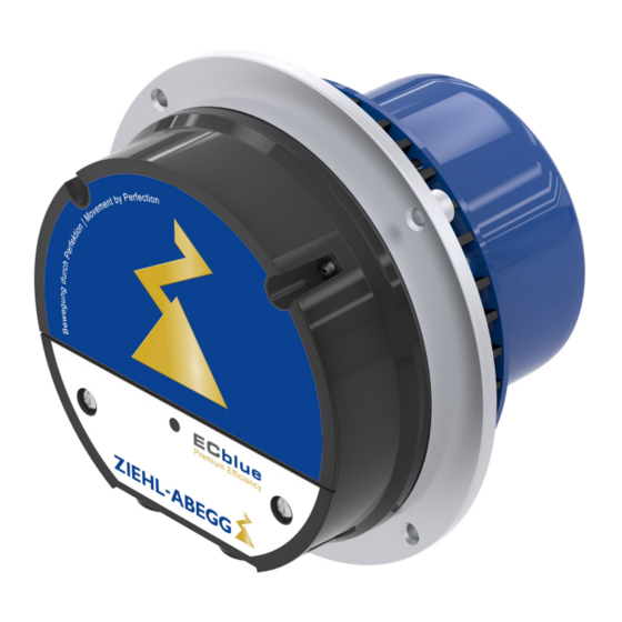 ZIEHL-ABEGG ECblue Series Quick Start Manual