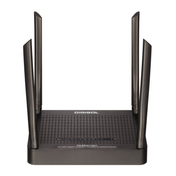 Digisol DG-BR5411QAC Quick Installation Manual