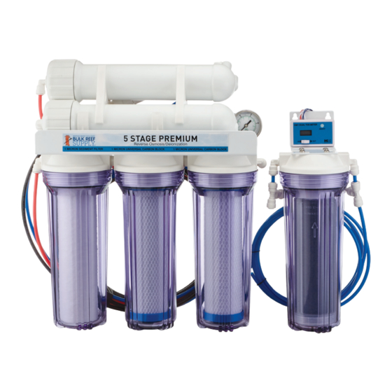 BRS 5 STAGE RO/DI SYSTEM Manual