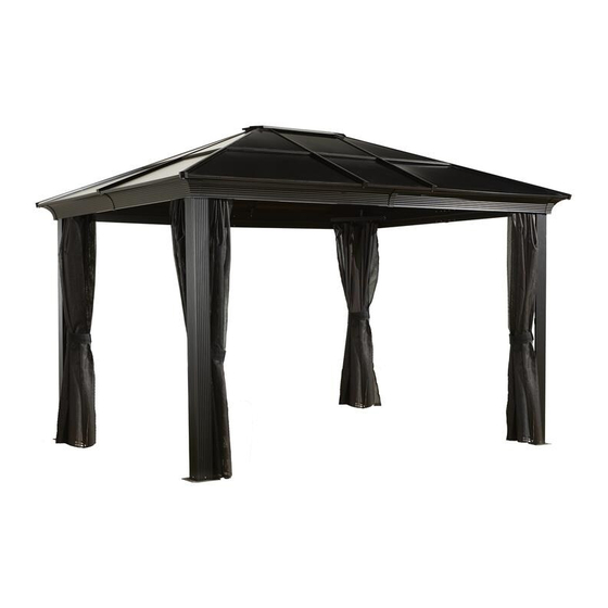 User Manuals: Sojag Sedona Outdoor Gazebo