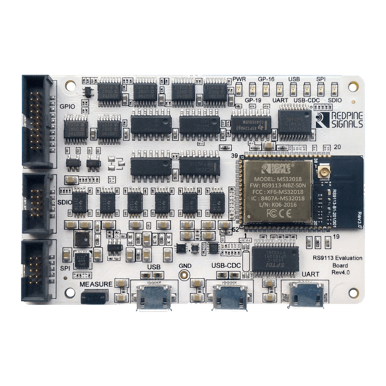 Redpine Signals RS9113 EVB User Manual