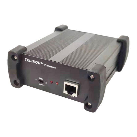 Telikou IP-1X Instruction Manual