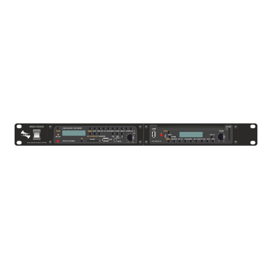 Fbt MS02-CD3/DG Manuals