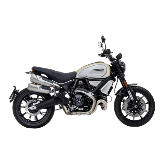 Scrambler Ducati 1100 Owner's Manual