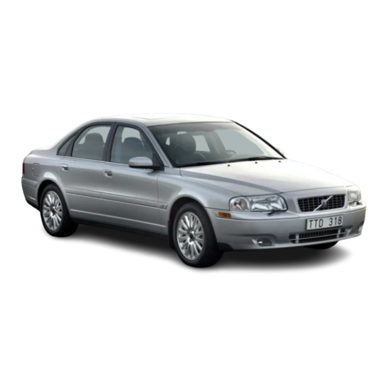 Volvo S80 - 2003 Manual